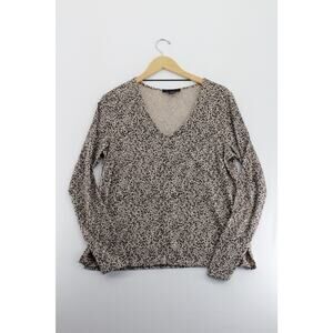 NWOT Sanctuary cheetah print  long sleeve shirt‎ womens medium eclectic boho